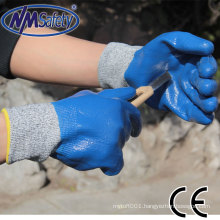 NMSAFETY stone working safety gloves for anti cut work